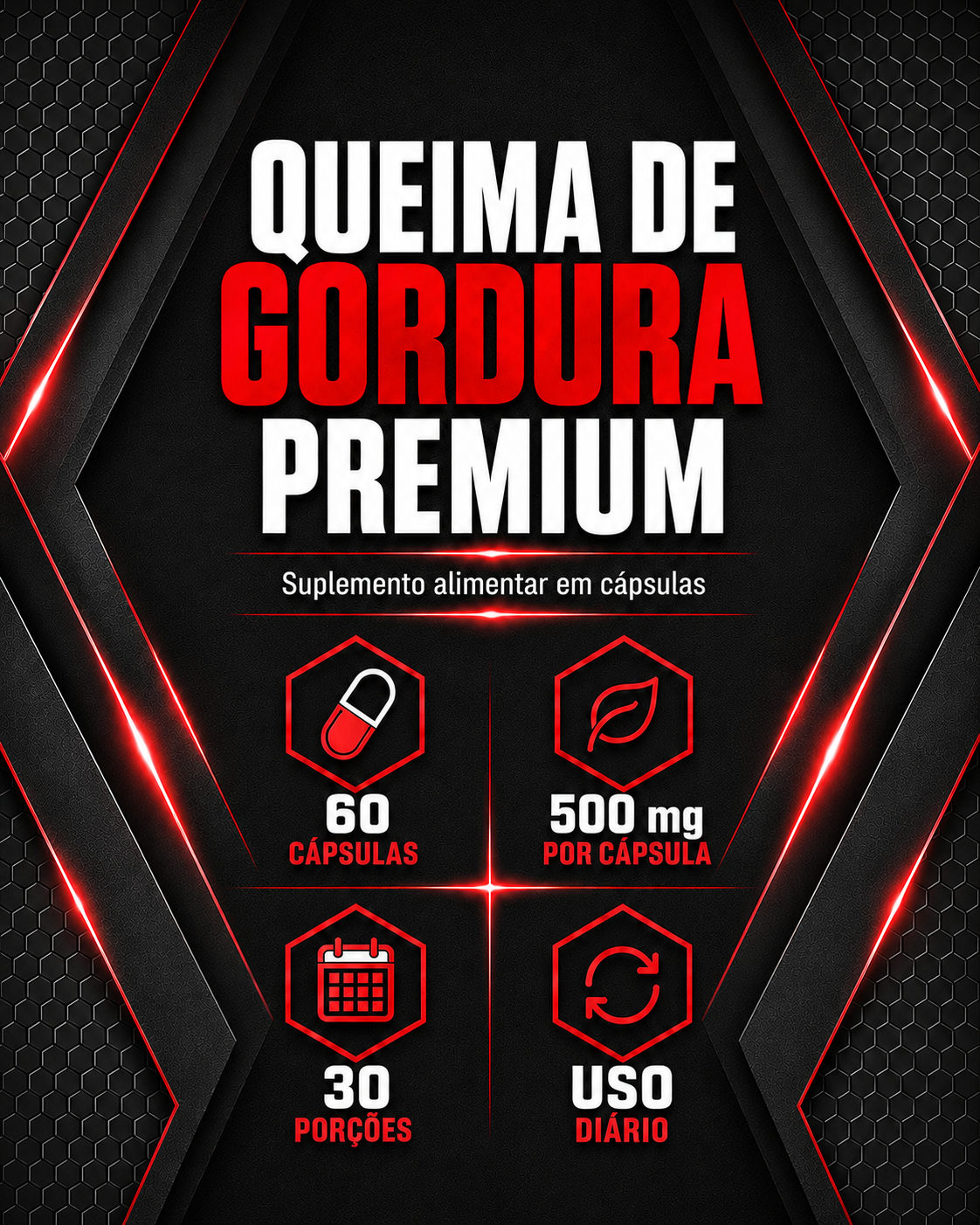 Termogênico Emagrecedor - Ultra Burn Lipo HD - (60 Cápsulas) - Imagem 2