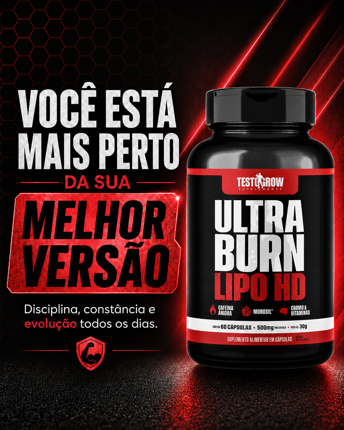 Termogênico Emagrecedor - Ultra Burn Lipo HD - (60 Cápsulas) - Imagem 5