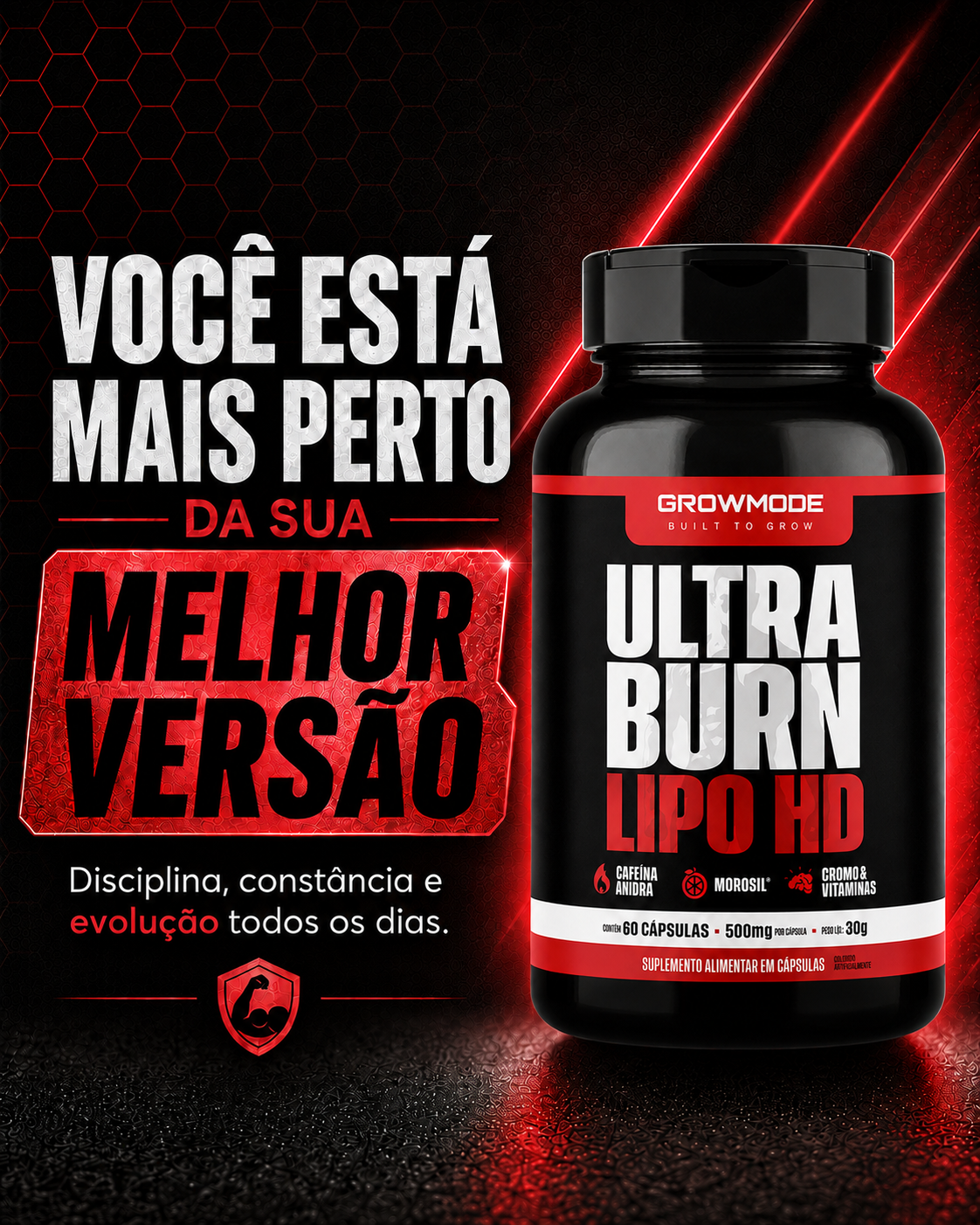 Termogênico Emagrecedor - Ultra Burn Lipo HD - (60 Cápsulas) - Imagem 5