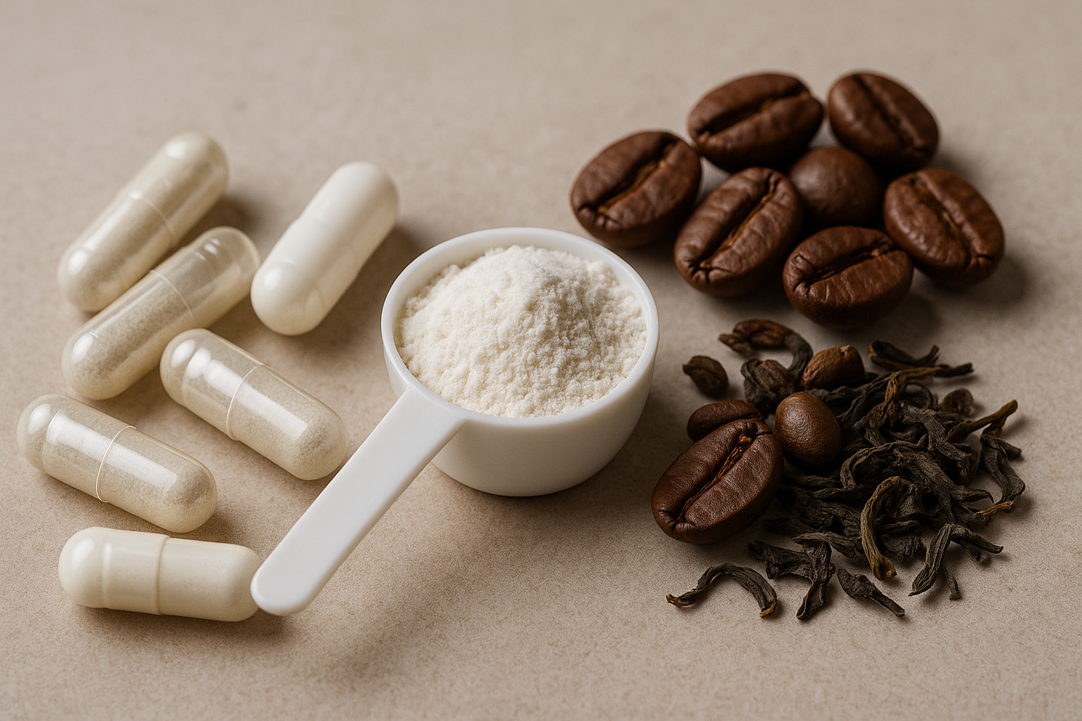 cafeina anidra ingredientes mid1 - Cafe&iacute;na anidra emagrece? Entenda como funciona, benef&iacute;cios, riscos e como usar com seguran&ccedil;a