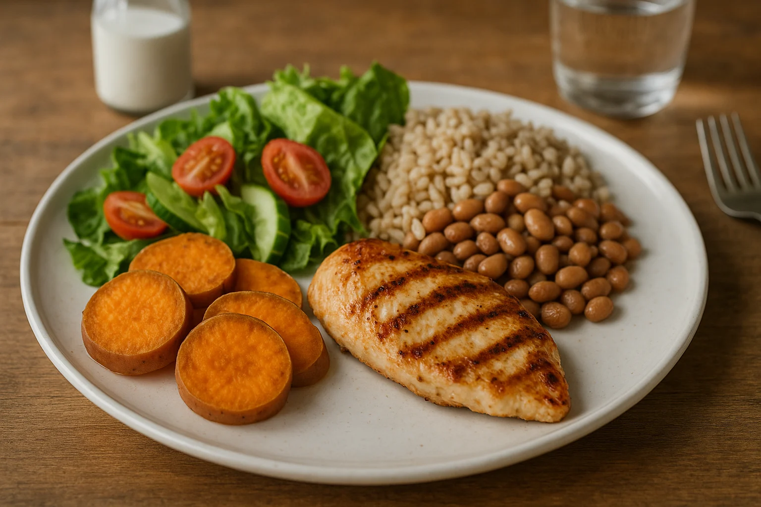 acelerar metabolismo proteina fibras prato.imgo - Como acelerar o metabolismo para emagrecer: estrat&eacute;gias que funcionam de verdade