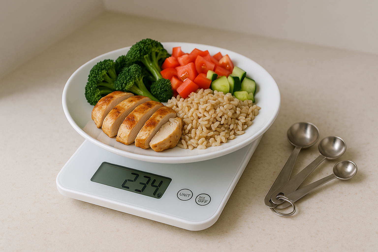 controle porcoes refeicao equilibrada balanca - Gordura localizada sai? O que realmente funciona e como acelerar o processo com seguran&ccedil;a