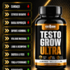 Testosterona, Libido & Performance – Testo Grow Ultra – (120 Cápsulas)