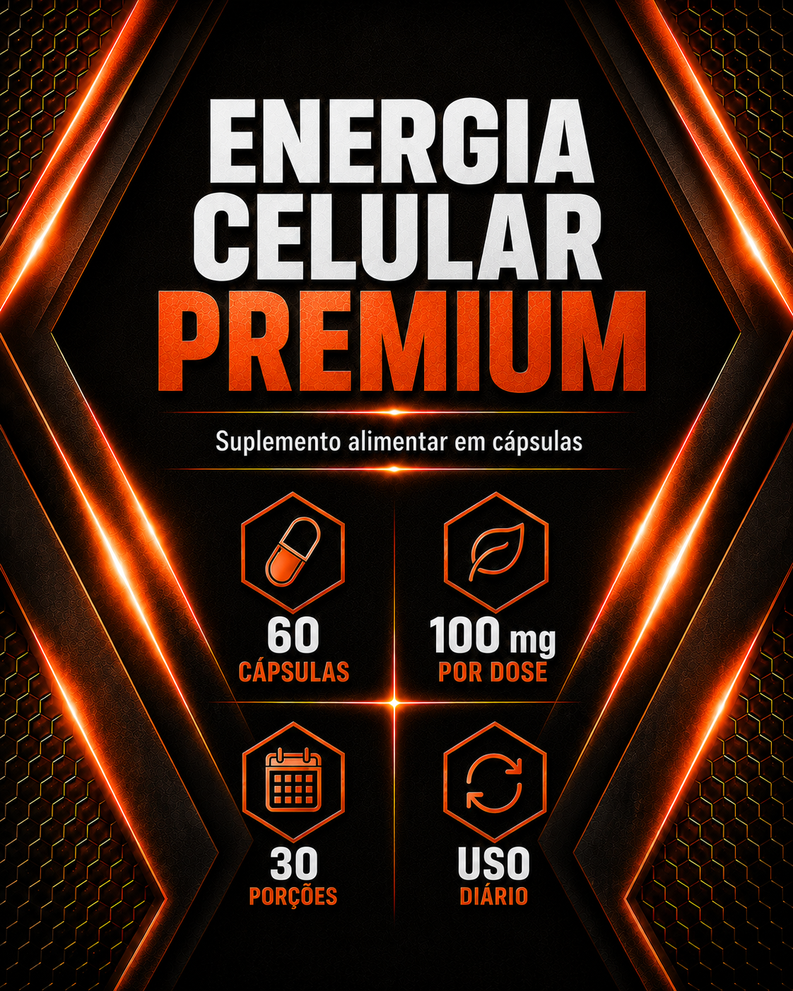 Q10 Ultra – Energia Celular, Vitalidade & Performance – (60 Cápsulas) - Imagem 2
