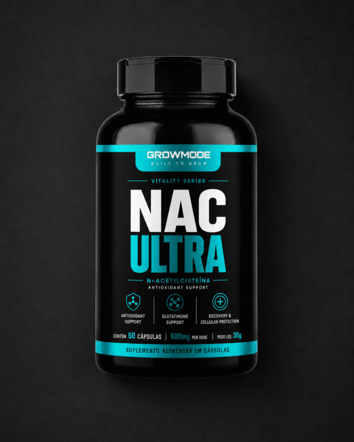 NAC Ultra – Antioxidante, Proteção Celular & Glutationa – (60 Cápsulas)