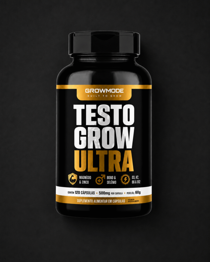 Testosterona, Libido & Performance – TestoGrow Ultra – (120 Cápsulas)