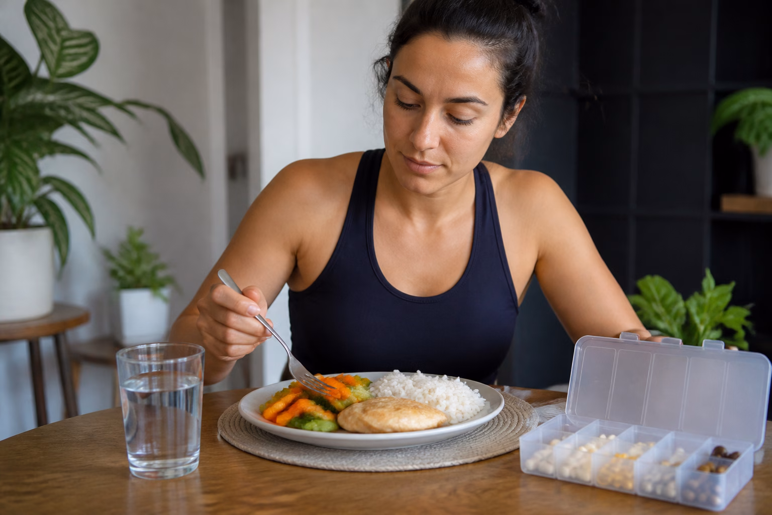 nac comida refeicao rotina.imgo - NAC em jejum ou com comida? Como tomar e o que considerar no dia a dia