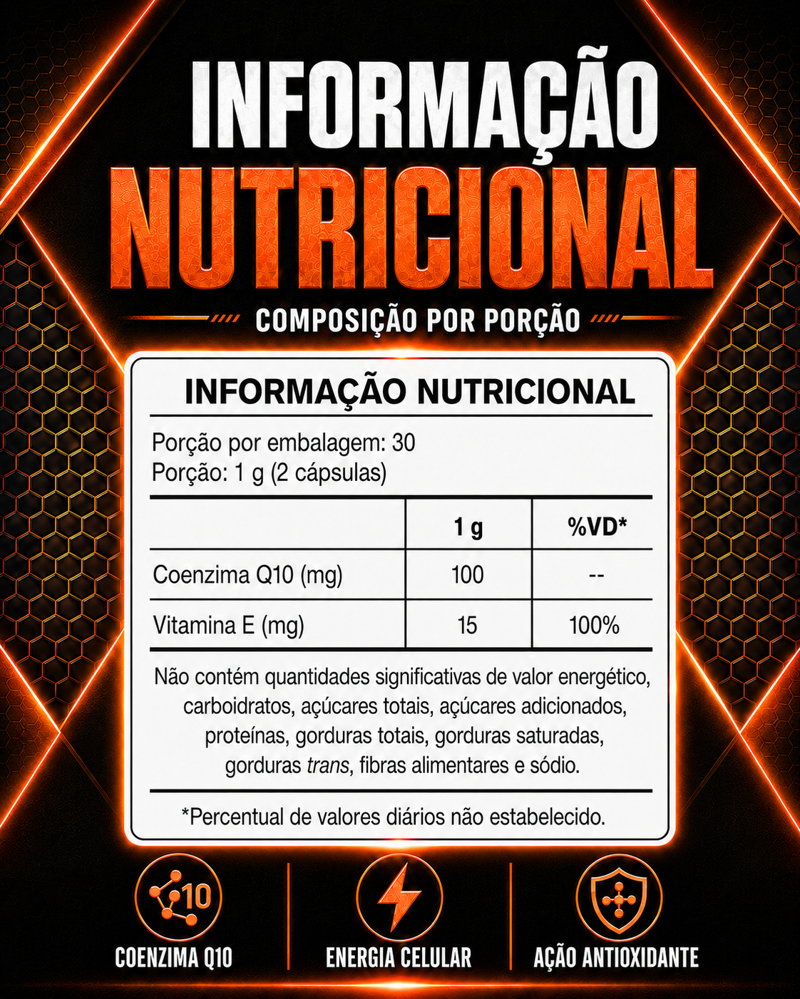 Q10 Ultra – Energia Celular, Vitalidade & Performance – (60 Cápsulas) - Imagem 5