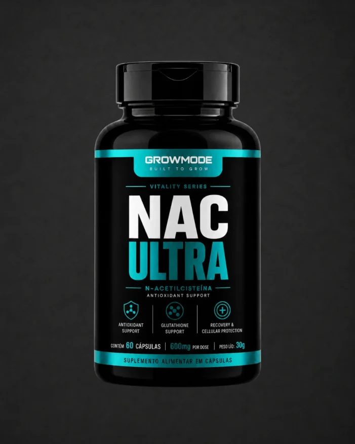 NAC Ultra – Antioxidante, Proteção Celular & Glutationa – (60 Cápsulas)