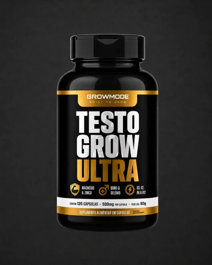 Testosterona, Libido & Performance – TestoGrow Ultra – (120 Cápsulas)