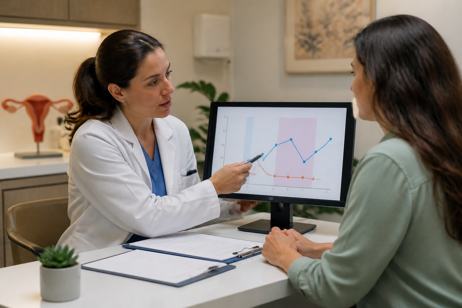 LH e FSH baixos: o que pode ser, sinais e quando investigar medico explicando hormonios lh fsh - LH e FSH baixos: o que pode ser, sinais e quando investigar