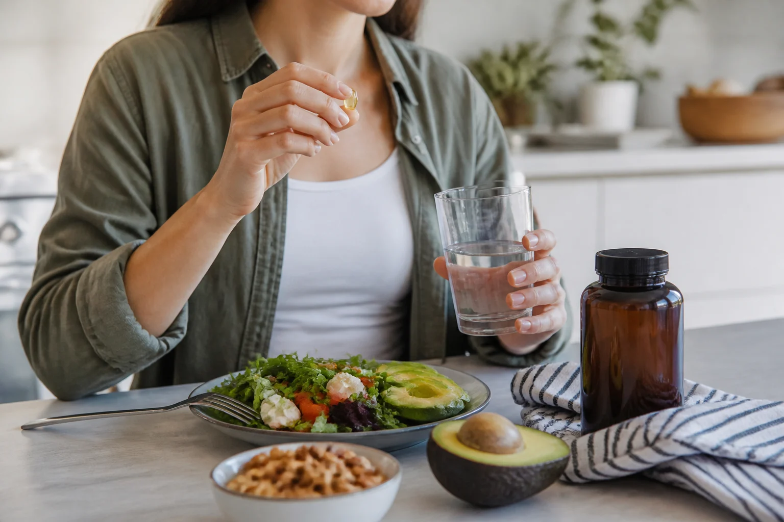 alimentacao e absorcao de suplementos.imgo - Erros que atrapalham a absor&ccedil;&atilde;o de suplementos (e como corrigir no dia a dia)