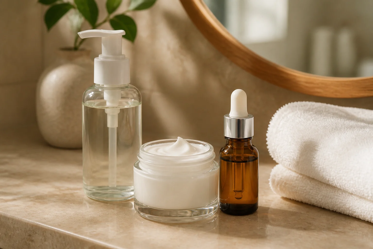 rotina cuidados vitamina e pele seca.imgo - Vitamina E funciona para pele seca? Entenda benef&iacute;cios, como usar e cuidados