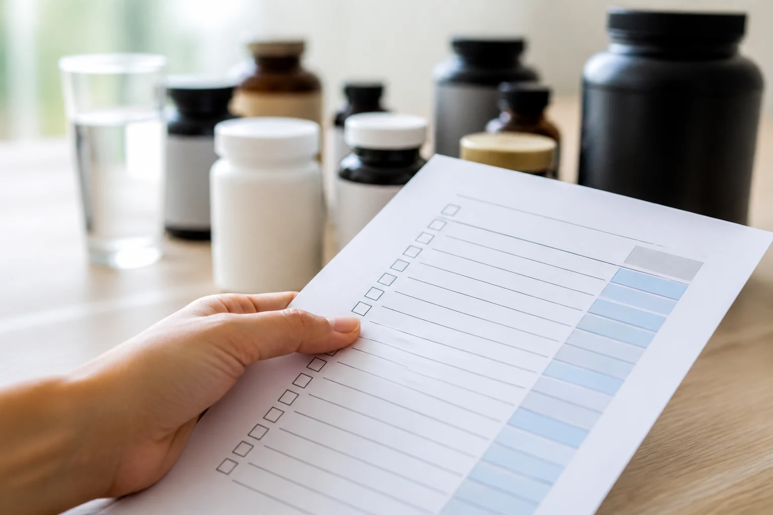 Como saber se estou exagerando nos suplementos? Sinais, riscos e como ajustar com segurança revisao stack suplementos checklist.imgo - Como saber se estou exagerando nos suplementos? Sinais, riscos e como ajustar com segurança
